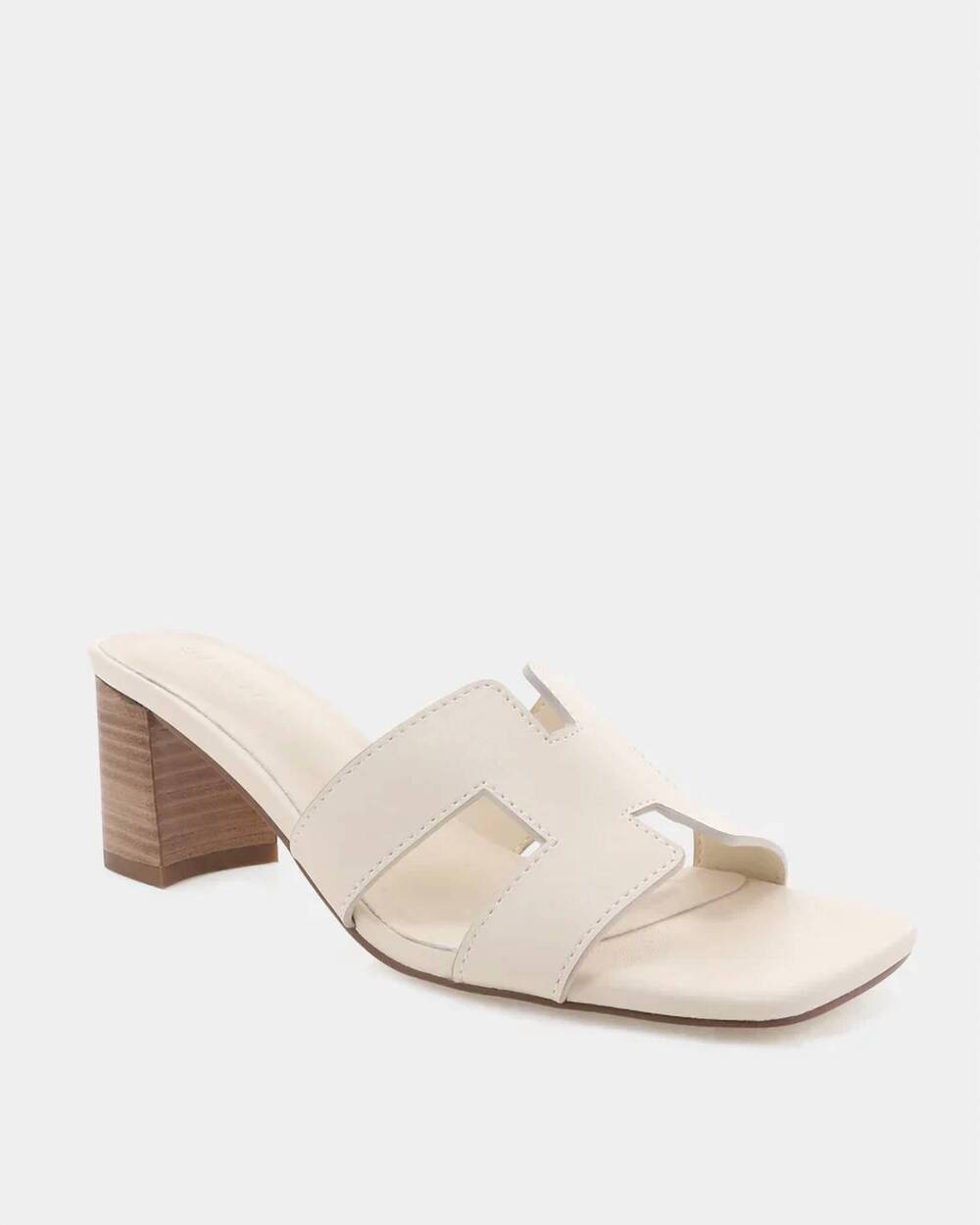 NEW BILLINI women's elcie block heels in bone